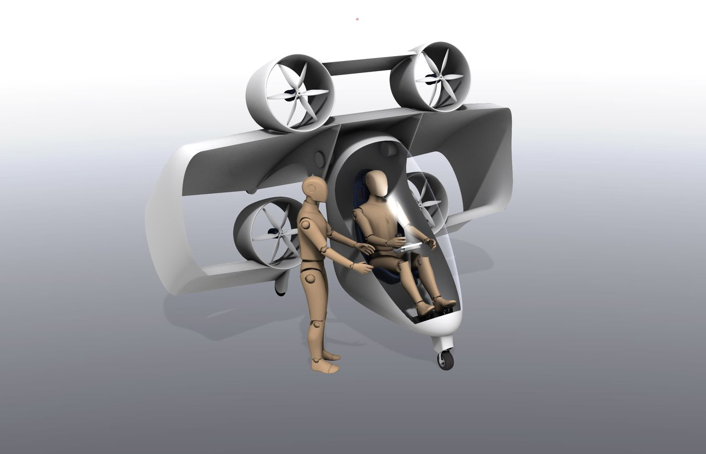 Razvan Sabie Mad Bat passenger eVTOL concept design aircraft Razvan Sabie Mad Bat passenger eVTOL concept design aircraft